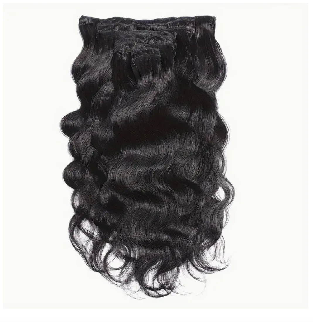 Body Wave Human Hair Clip In Extensions