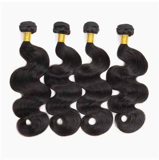 Body Wave Virgin Human Hair - 4 Bundle Deal