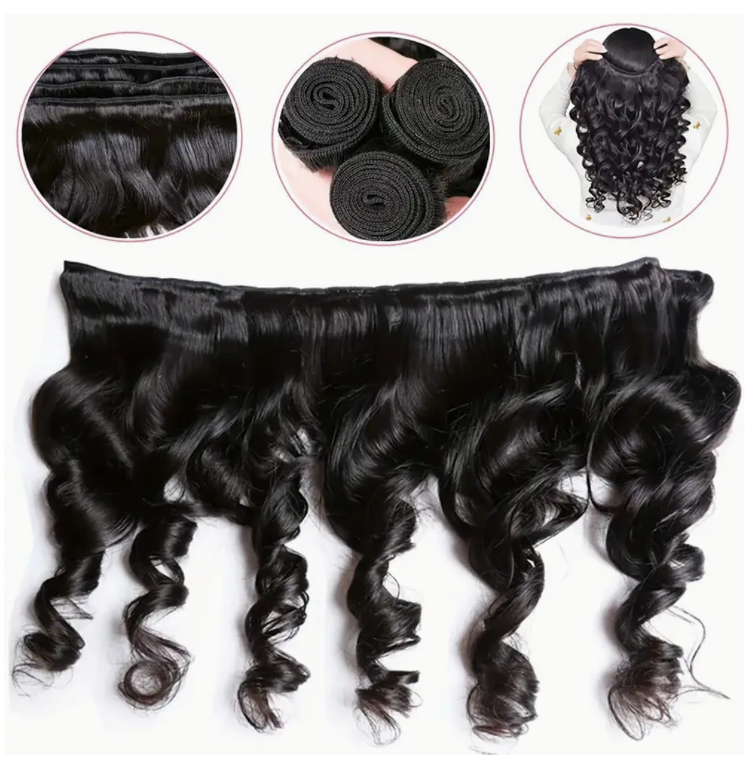 Loose Wave Virgin Human Hair - 3 Bundle Deal