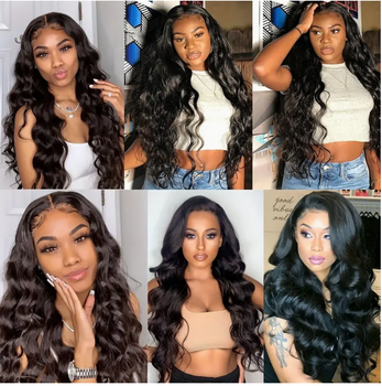 Body Wave Virgin Human Hair - 3 Bundle & Lace Frontal - 13x6 HD