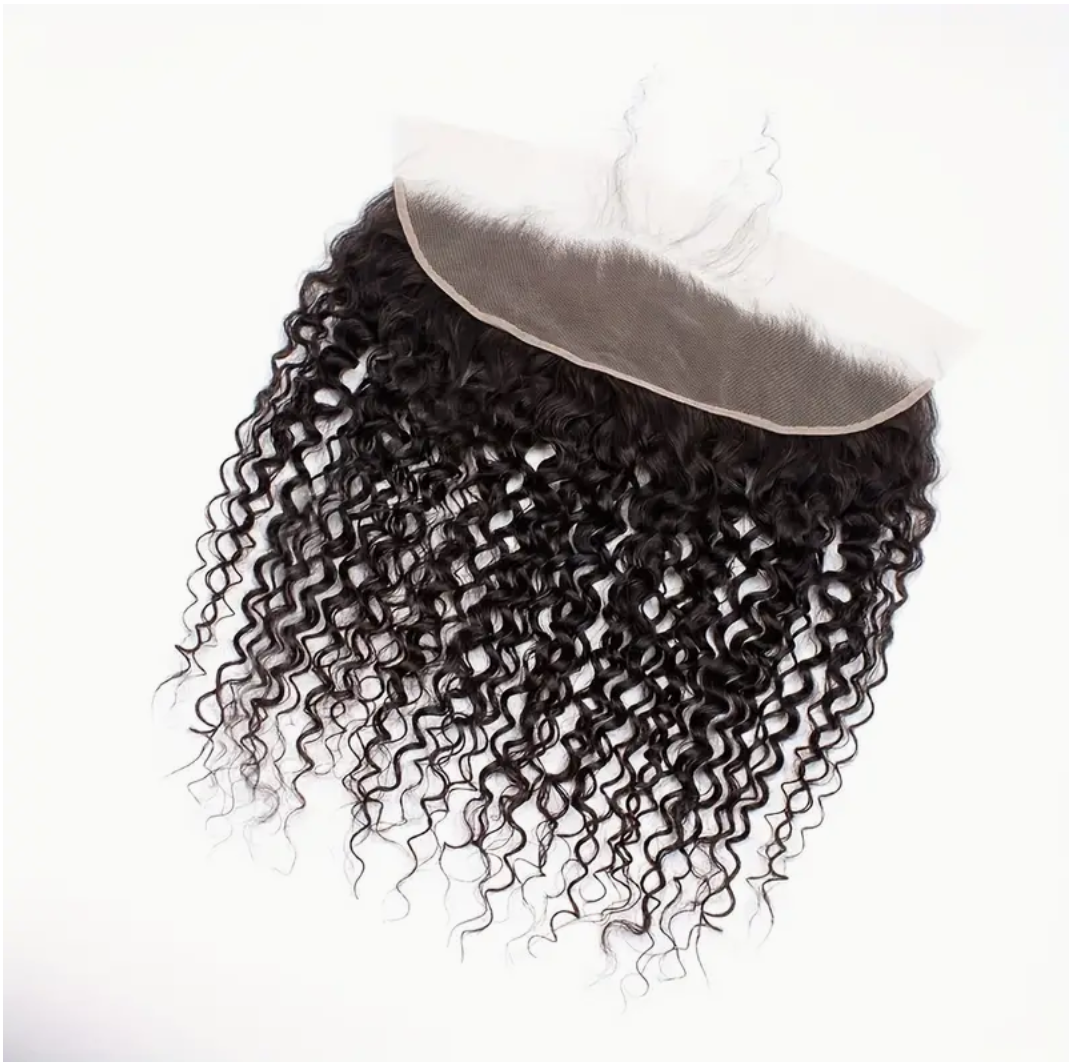 Curly Virgin Human Hair Lace Frontals