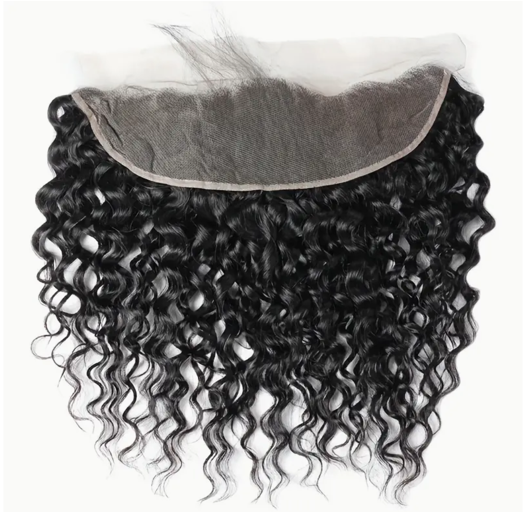 Water Wave Virgin Human Hair Lace Frontals