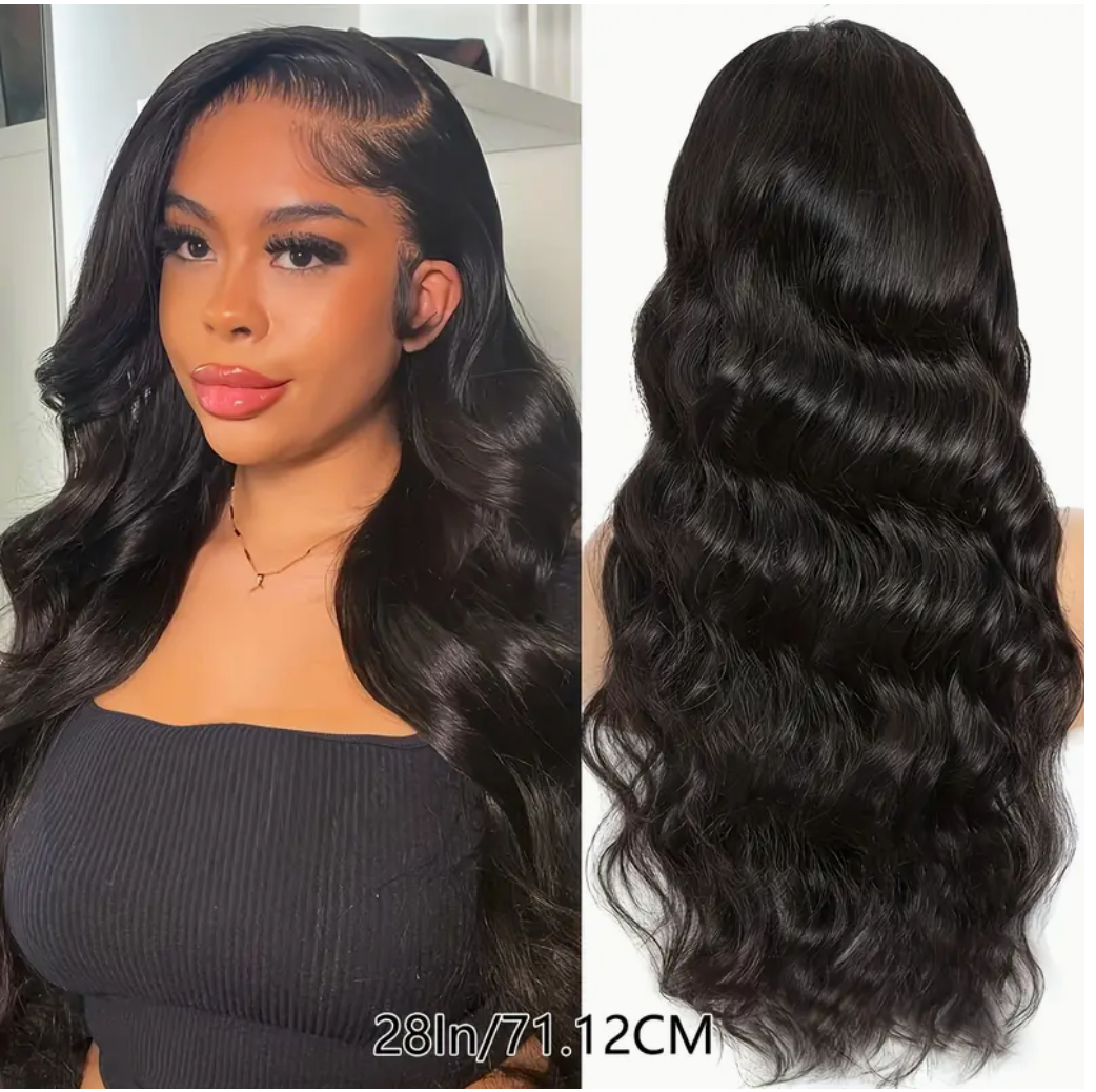 Loose Wave HD Transparent Lace Closure Glueless Human Hair Wig