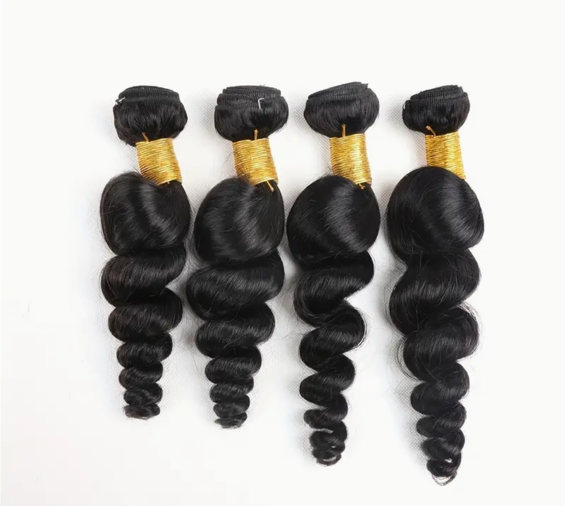 Loose Wave Virgin Human Hair - 4 Bundle Deal